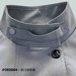 型格企領短版風衣外套 - #OE0004