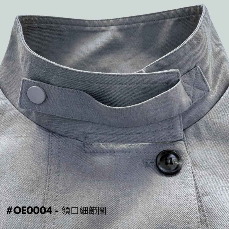 型格企領短版風衣外套 - #OE0004